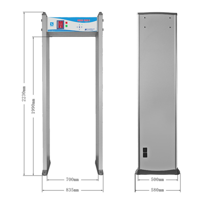 2022 best-selling models single-zone walk-through metal detector dedicated to the airport supermarkets large office buildings fa