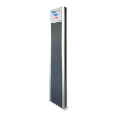 SUNLEADER XLD-H dark grey ABS cylindrical 5 Zones Portable Single stand Security industrial Walk Through Metal Detector