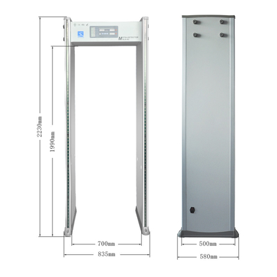 walkthrough metal detector ,walk through safety gate for detecting scanner