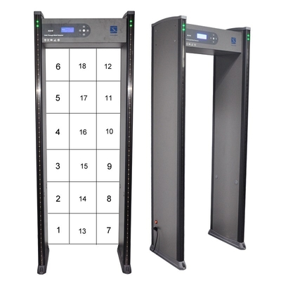 Waterproof walk through metal detector security Body scanner gate wtih LCD display