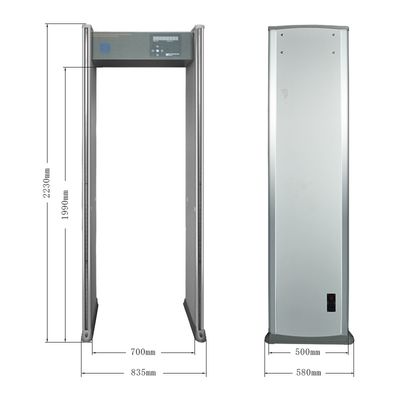 XLD-A Metal Detectors Walk Through Gate Professional Airport Walk Through Scanner