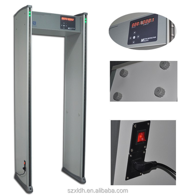 2022 best-selling models step metal detector door 6 zones 255 levels can be adjusted to customize the plug