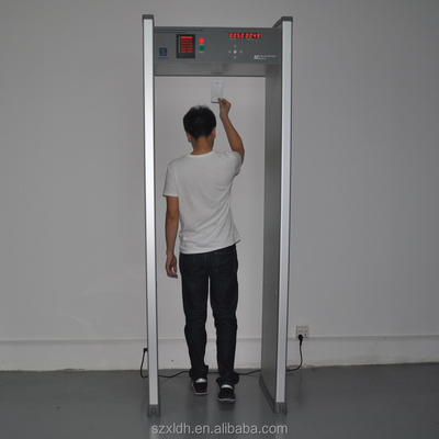 2022 best-selling models walk-through metal detector door 6 zones 99 sensitivity can be adjusted to customize the plug