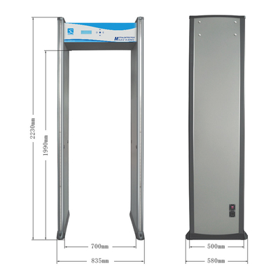 18 Zones Walk Through Door Airport metal detectors XLD-E