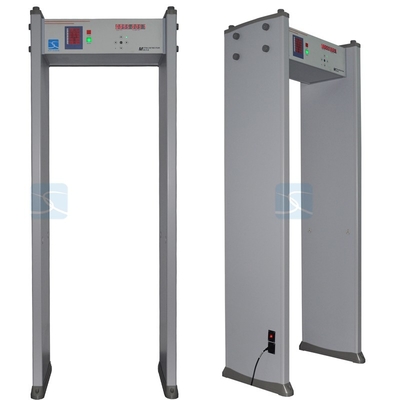 6 zones 99 sensitivity arched walk through metal detector gate XLD-II