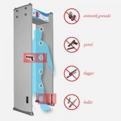 XLD-II ,6 zones ,255 level high sensitvity walk through metal detector